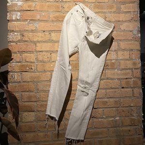 Women's 501 Levi's Skinny White Jeans